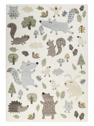 Sigikid Kurzflor-Teppich "Forest" in Creme/ Bunt