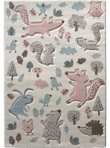 Sigikid Laagpolig tapijt "Forest" grijs/meerkleurig