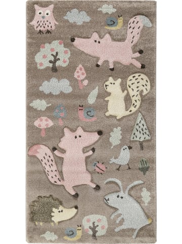 Sigikid Dywan "Forest" w kolorze szarobrązowo-jasnoróżowym
