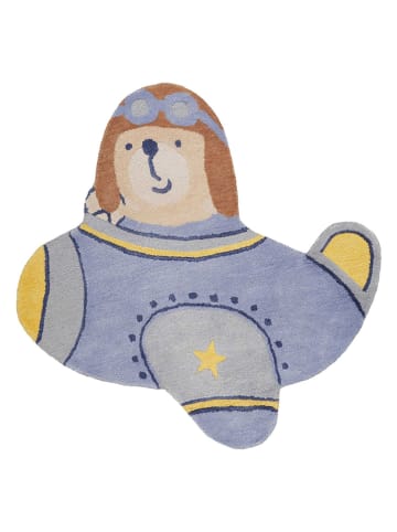 Smart Kids Woll-Teppich "Anton" in Hellblau
