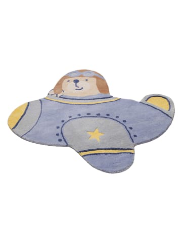 Smart Kids Woll-Teppich "Anton" in Hellblau