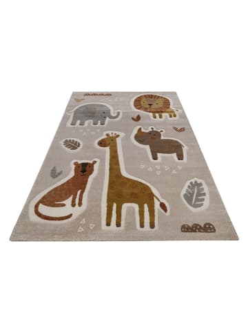 Smart Kids Kurzflor-Teppich "Nala & Friends" in Beige/ Hellbraun