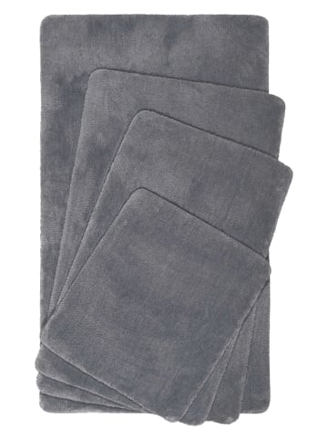 Wecon Home Hoogpolige badmat "Joris" grijs