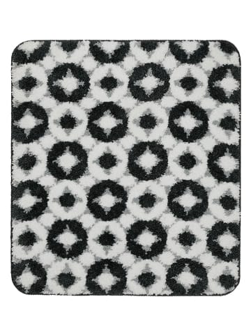 Wecon Home Dywanik łazienkowy "J&J" w kolorze czarno-białym
