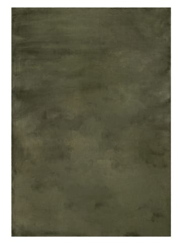 Wecon Home Hochflor-Teppich "Basics Anna" in Oliv