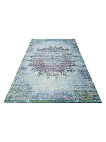 Wecon Home Laagpolig tapijt "Rooftop" blauw