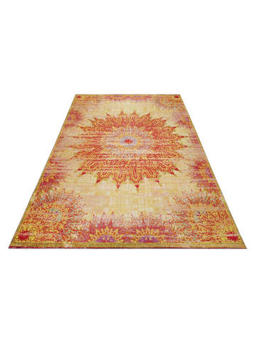 Wecon Home Laagpolig tapijt "Rooftop" geel/oranje