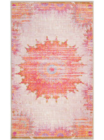 Wecon Home Kurzflor-Teppich "Sleepwalker" in Orange/ Pink