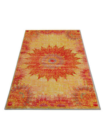 Wecon Home Badmat "Healing" rood/geel