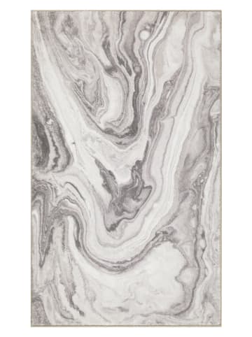 Wecon Home Dywanik łazienkowy "Bad Jani" w kolorze szaro-białym