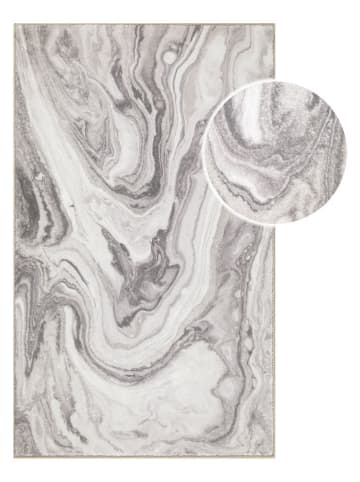 Wecon Home Dywanik łazienkowy "Bad Jani" w kolorze szaro-białym