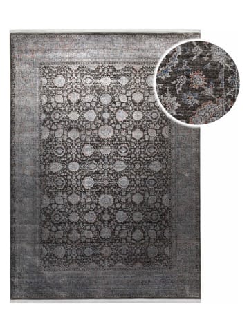 Wecon Home Kurzflor-Teppich "LunaSilk" in Grau