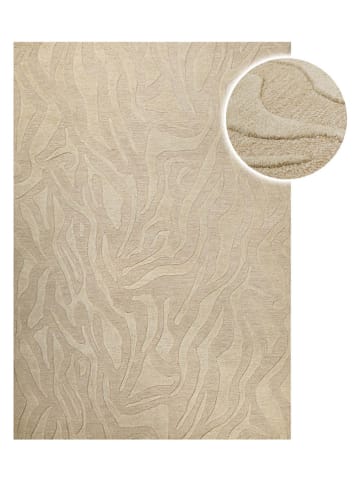Wecon Home Schurwoll-Teppich "Lior" in Beige