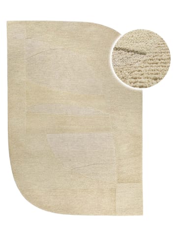 Wecon Home Schurwoll-Teppich "Dodo" in Beige