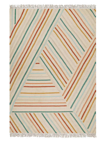 Wecon Home Schurwoll-Teppich "Modern Pop" in Creme/ Bunt
