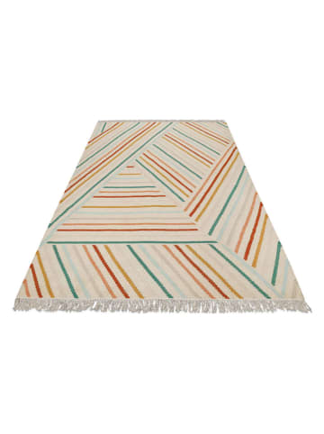Wecon Home Schurwoll-Teppich "Modern Pop" in Creme/ Bunt