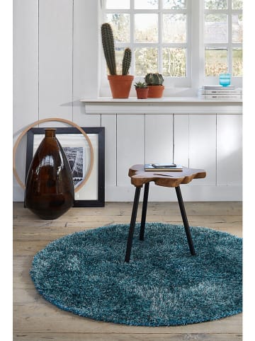 ESPRIT Hochflor-Teppich "Cosy Glamour 2.0" in Türkis