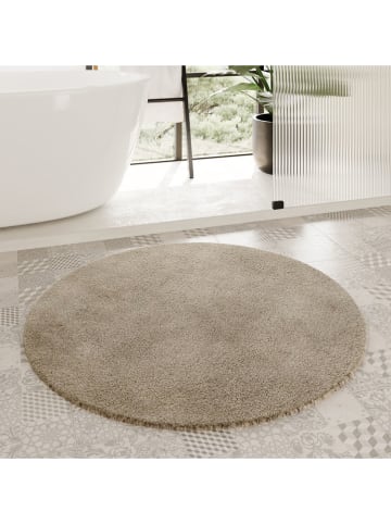 Homie Living Dywanik łazienkowy "Porto Azzurro" w kolorze szarobrązowym