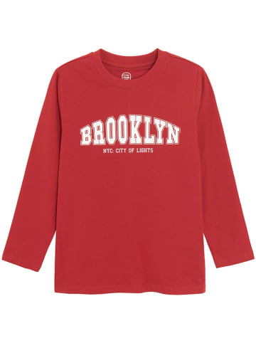 COOL CLUB 3-delige set: longsleeves donkerblauw/wit/rood