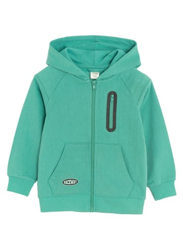 COOL CLUB Sweatjacke in Türkis