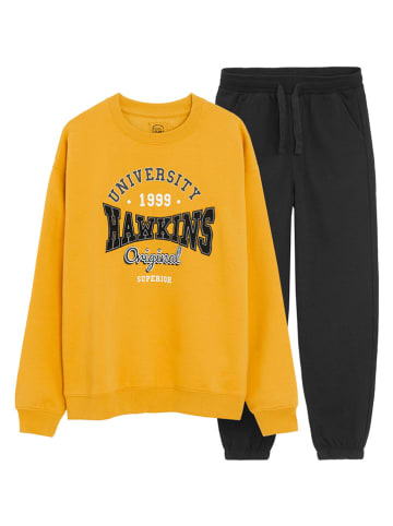 COOL CLUB 2-częściowy zestaw w kolorze żółto-czarnym