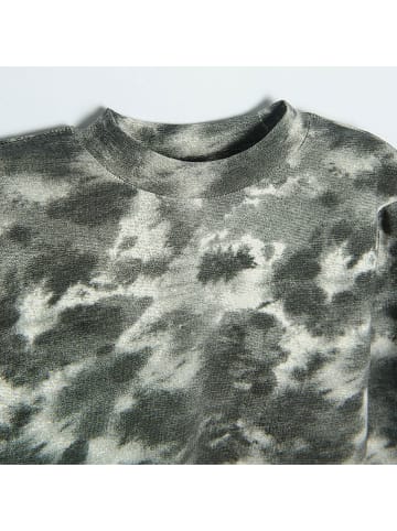 COOL CLUB Longsleeve in Grau/ Weiß