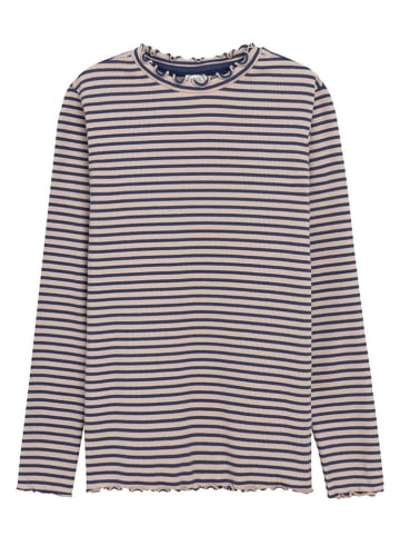 COOL CLUB Longsleeve in Beige/ Blau