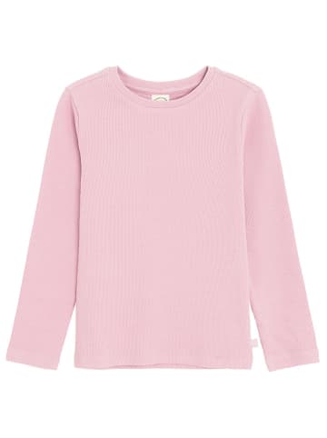 COOL CLUB 2-delige set: longsleeves lichtroze/crème