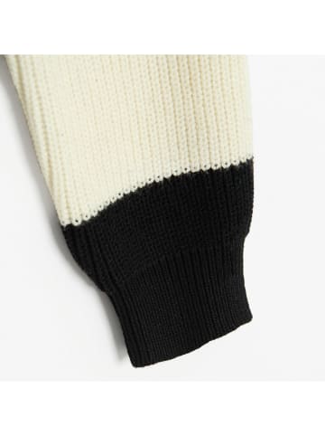 COOL CLUB Cardigan in Schwarz/ Creme