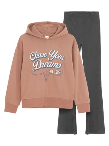 COOL CLUB 2tlg. Outfit in Beige/ Anthrazit