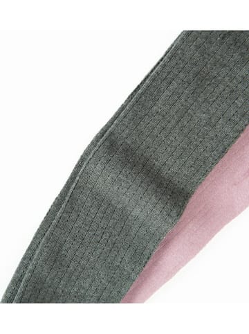 COOL CLUB 2er-Set: Strumpfhosen in Rosa/ Grau