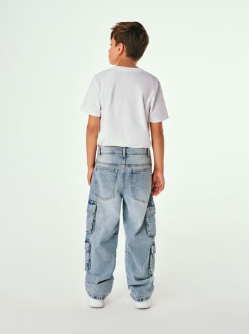 COOL CLUB Bojówki dżinsowe w kolorze błękitnym