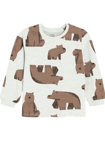 COOL CLUB Pyjama lichtgrijs/bruin