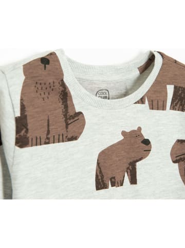 COOL CLUB Pyjama lichtgrijs/bruin