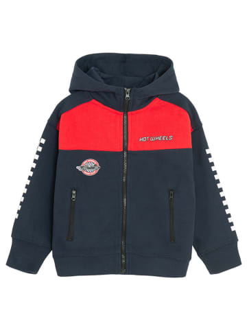 COOL CLUB Sweatvest donkerblauw/rood