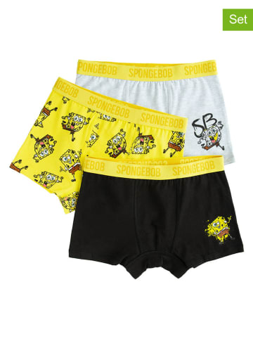 COOL CLUB 3-delige set: boxershorts zwart/geel