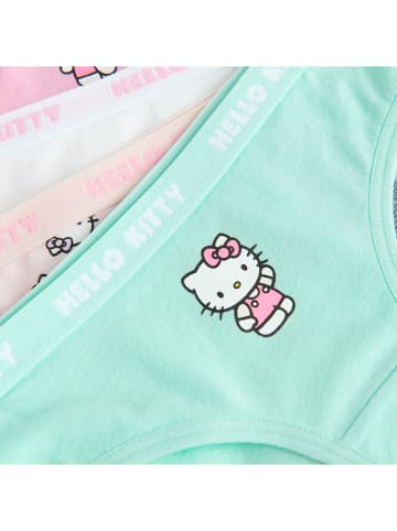 COOL CLUB Majtki (5 par) w kolorze jasnoróżowo-białym