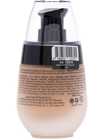 Pierre Cardin Foundation "Aqua Wow - Neutral", 30 ml