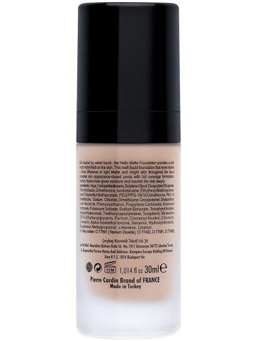 Pierre Cardin Foundation "Hello - Tawny Beige", 30 ml
