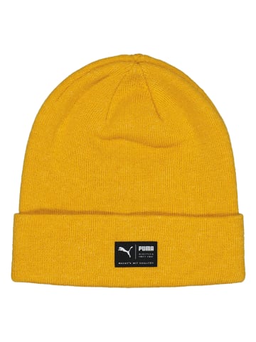 Puma Czapka beanie w kolorze musztardowym