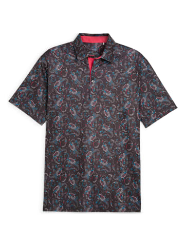 Puma Poloshirt "Cloudspun Paisley" antraciet