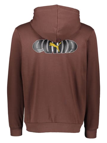 Puma Sweatjacke "Essentials+" in Braun