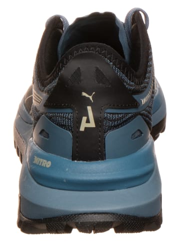 Puma Hardloopschoenen "Voyage Nitro 2" blauw/zwart