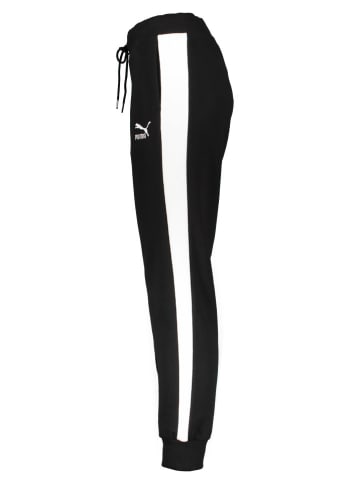 Puma Spodnie dresowe "Iconic T7" w kolorze czarnym