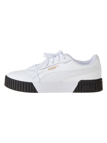 Puma Skórzane sneakersy "Carina 2.0" w kolorze biało-czarnym