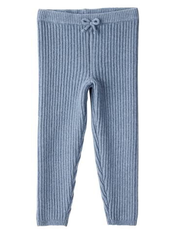 OshKosh Legginsy dzianinowe w kolorze niebieskim