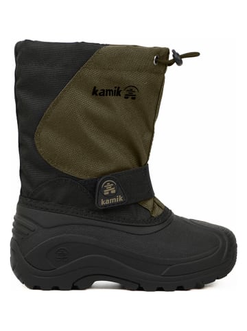 Kamik Winterstiefel "Snowfox3WP" in Oliv/ Schwarz