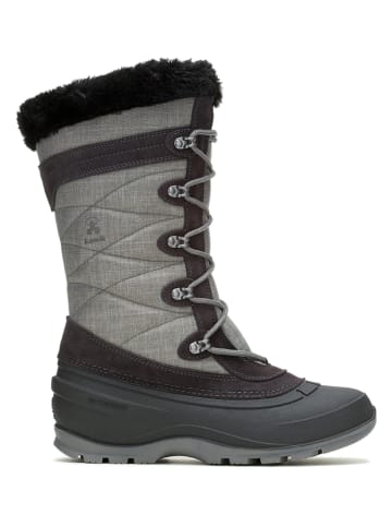 Kamik Leder-Winterstiefel "Snovalley 4" in Hellgrau