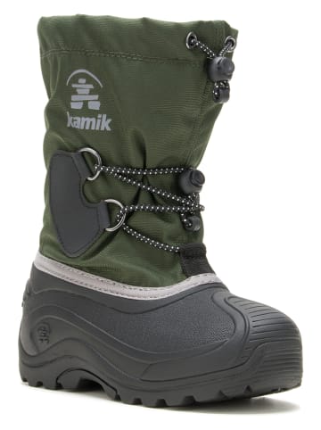 Kamik Winterstiefel "Southpole4" in Dunkelgrün/ Grau