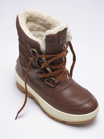 Kamik Leren winterlaarzen "Celestem" bruin